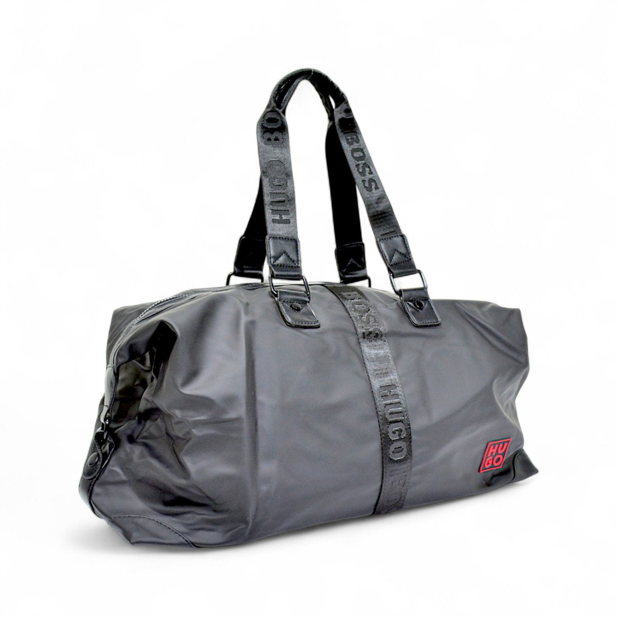HUGO BOSS TLV116 Premium Black Travel Duffle Bag